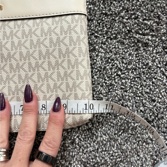 Michael Kors Beige Monogram Wristlet - Picture 3 of 9